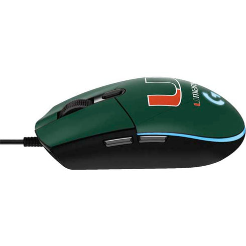 University of Miami The U G203 Prodigy RGB Wired Gaming Mouse Skin